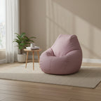 Pouf rotondo in vinile per bambini