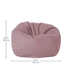 Pouf rotondo in vinile per bambini