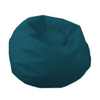Pouf rotondo in vinile per bambini
