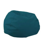 Pouf rotondo in vinile per bambini