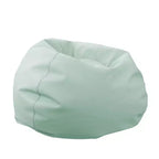 Pouf rotondo in vinile per bambini