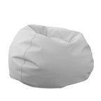Pouf rotondo in vinile per bambini