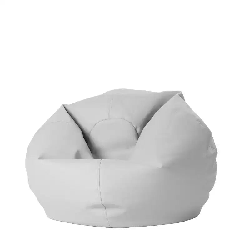 Pouf rotondo in vinile per bambini