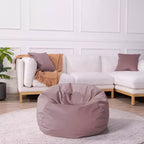 Pouf rotondo vellutato per bambini