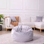 Pouf rotondo vellutato per bambini
