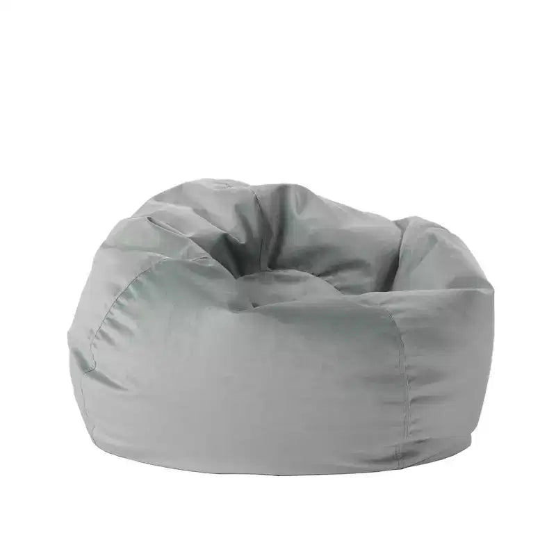 Pouf rotondo vellutato per bambini