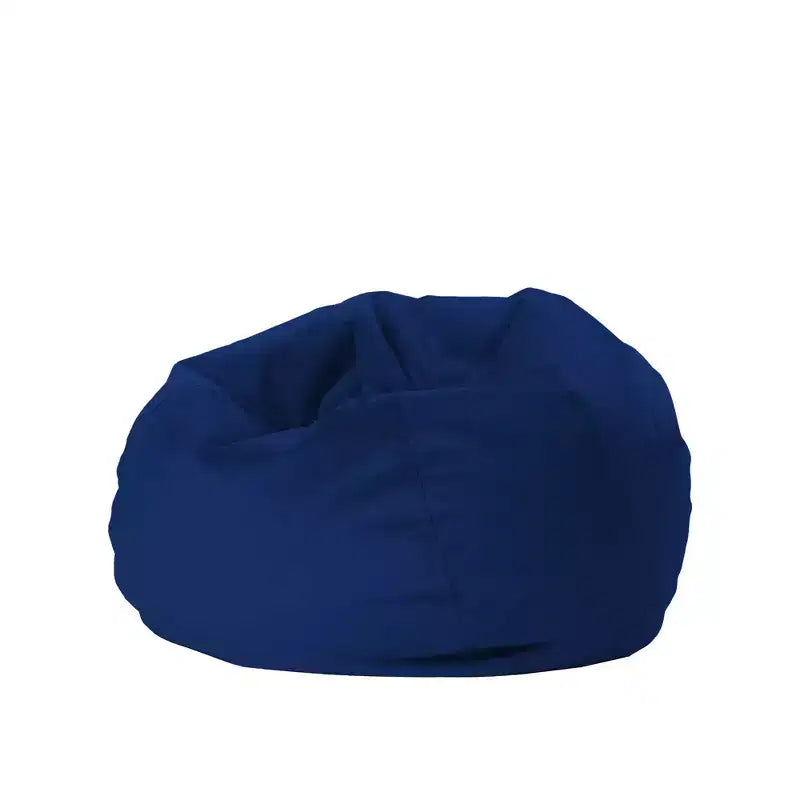 Pouf rotondo vellutato per bambini