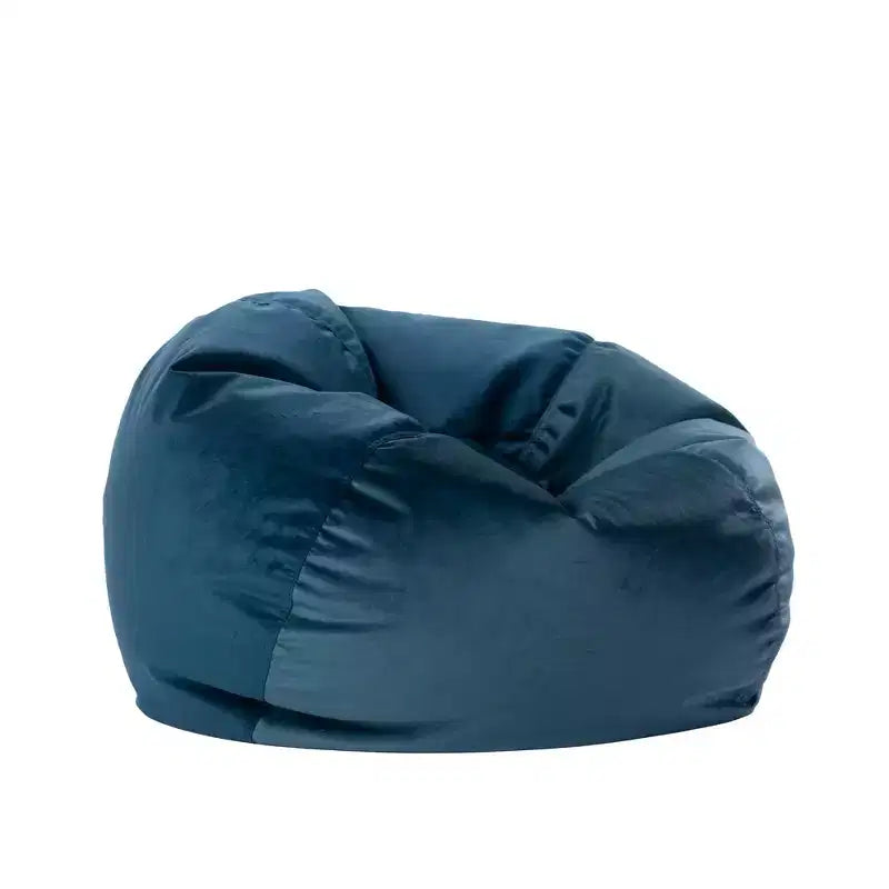 Pouf rotondo vellutato per bambini